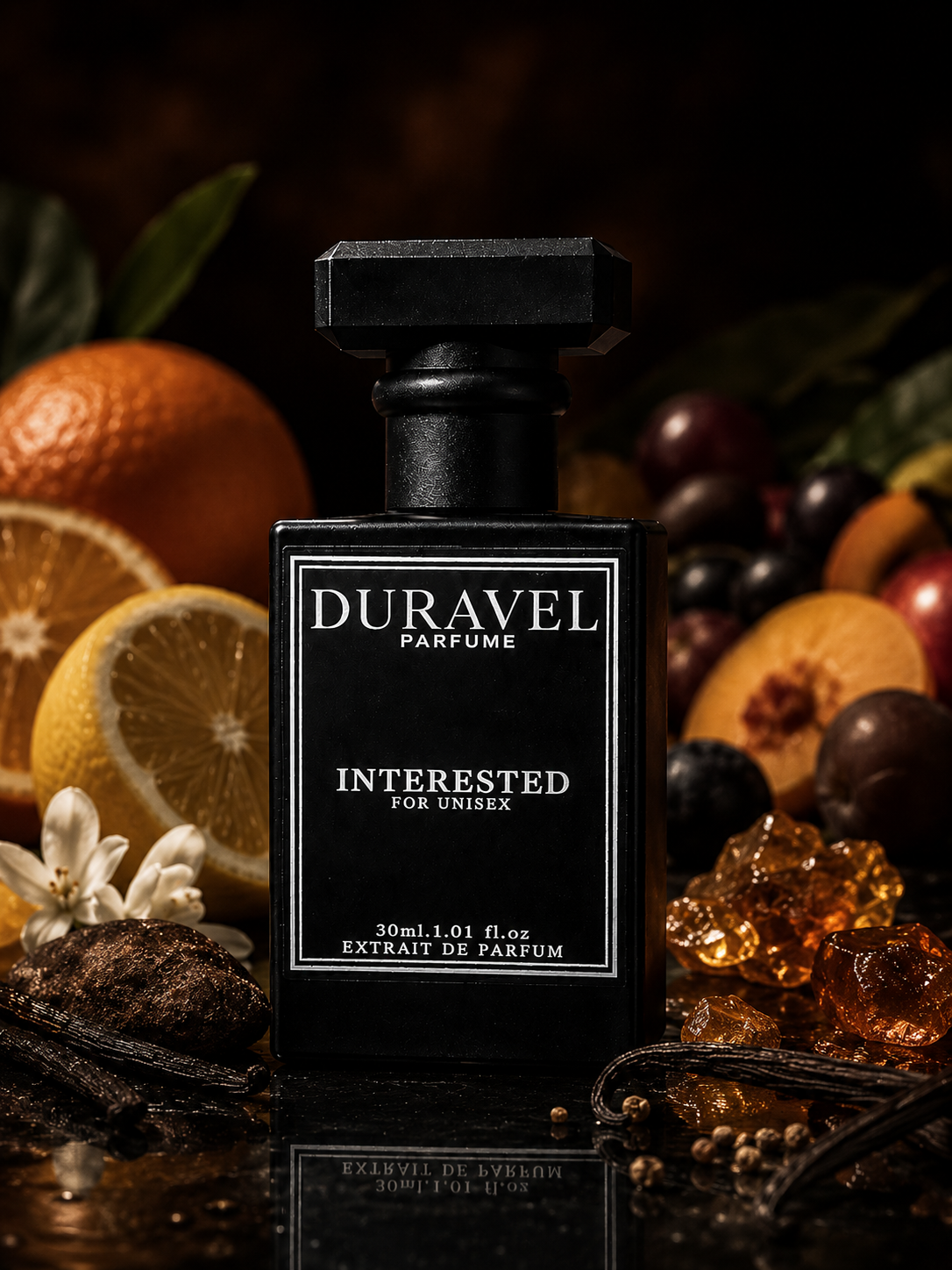 Duravel Interested Extrait De Parfum 30ml | Parfum Unisex Long Lasting 12 Jam